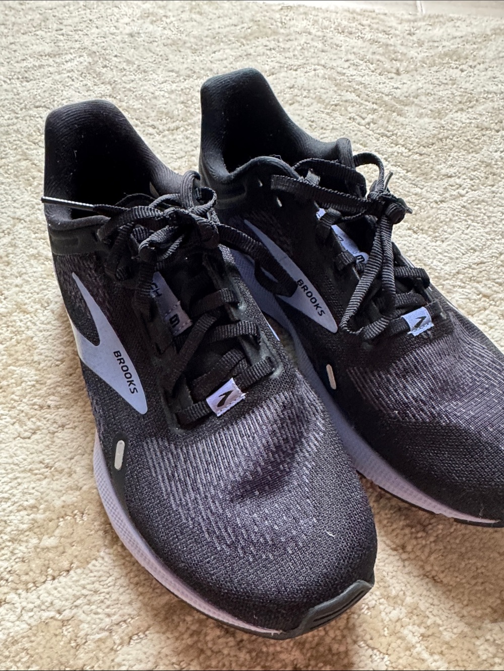 Brooks Black and Light Blue Women's Running Sneakers